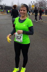 Suzanne: "This race was the 32nd annual Spectrum Health 2015 Irish Jig 5k in Grand Rapids, MI. and benefited Colorectal Cancer Awareness."