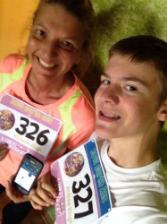 Michelle: "My son Andrew and I did this as our first 5K!!"