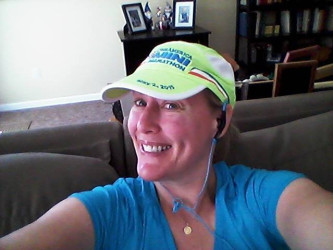 Kelly: "My first virtual half marathon for Remember the Fallen this Memorial Day weekend with a little help from my friends. Beautiful day to get some miles in."