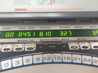 Summer: "Awesome 10k treadmill run!"
