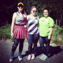 Annie: "Enjoyed the inaugural Scottish Highlands 5k! $1 beer if you run in a kilt!"
