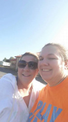 Deanna: "My friend jamie billinger and I ....our first 5k walk...yeah"