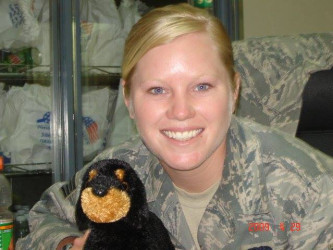Gail: "I run for my daughter, SSgt Courtney Jo Rush, USAF.  11/15/84 - 1/3/12.  I miss her with every breath...."