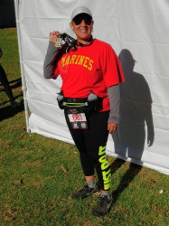 Mariza: Dual 5k this past Saturday, running the Veterans Day Run in Griffith Park Los Angeles and for my Stop 22.