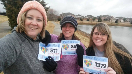 Wendie: Our first 10k of the year. Such a blast with great friends
Kristi: We did it together!