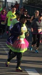 Phyllis: I felt cute and love running the Little Rock Half Marathon.
