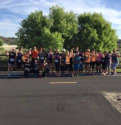Monica: 21 of us ran yesterday.  Had a blast.  We are one tough group of mother runners!!!