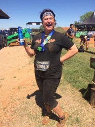 Stacey: First BattleFrog Challenge; was actually an 8k with 22 obstacles - hence the time!