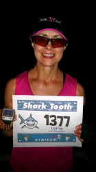 Lorrie: I actually ran 13.35 miles to complete a loop