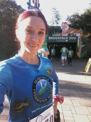 Elizabeth: Ran through the zoo to help support all animals, including turtles!
