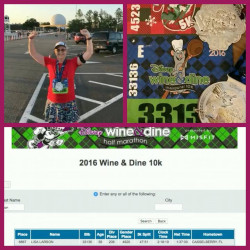 Lisa: Disney's Wine & Dine 10K - my best time EVER!!!