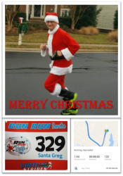 Greg: Had a great time running through the neighborhood this morning saying "Ho Ho Ho...Merry Christmas" to everyone :-)