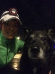 Traci: Jack and I post-rainy run!