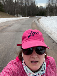Kimberly: Run before the snow comes .. . Again