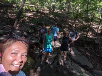 Cathy: 5K around the trails of Stone Mountain.