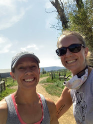 Anna: Ran this race in my home town of Gunnison CO (elevation 7,700 ft) with my sister :)