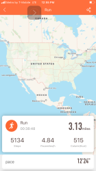 Steven: I used tracker app VerifyFitPro to track my run I uploaded a picture for proof.