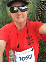 Cindy: Running for my deployed son!