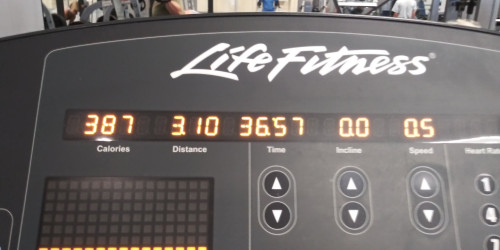 Allison: Treadmill runnin' is better than no runnin'.