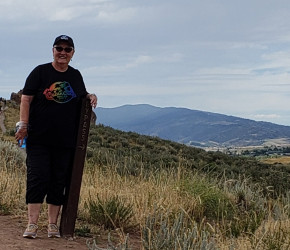 Mary: Completed my 5k in the Rocky Mountains