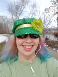 Windy: Couldn't participate in our local St. Pat's Day Run so I did my own