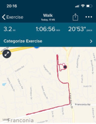 Adrian: walked my 5K today 12 Apr 2019