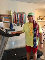 Randall: Final long distance run before the full Marathon end of the month April 28. Knocked out 18 miles today primed and ready for the BIGGEST DAY EVER!!!