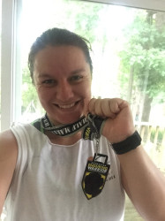 Julieann: Ran my 10K on Memorial Day. Remembering those to made the ultimate sacrifice.