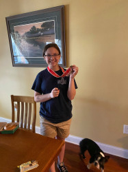 Jayne: We decided to do this as a family hike. Gave the metal to my daughter when we got home. She was a trooper and never complained. Hope she will do another with me.