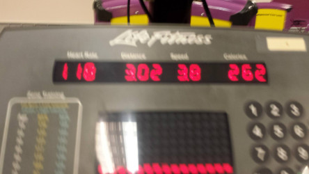 Maria: "running in a treadmill :)"