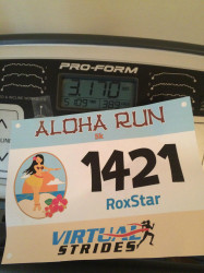 Roxana: "Aloha 5K Indoors"