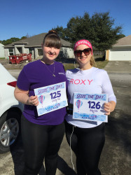 Deanna: I did this run with and for amazing my sister who has epilepsy to show my support for her and the cause to find a cure for epilepsy. We did a run walk method and this was her first 5k! I'm so proud of her! 
Meghan: Had a great time running with my sister.