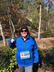 Eve: "Beautiful Day for a 10k. I <3 running!"