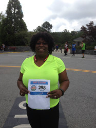Valeria: "My second Virtual Walk. I completed the Guts to Glory Walk  at Stone Mountain."