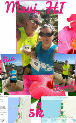 Lisa: "Aloha from Maui, Hawaii!  We are thankful for you creating this run for us. It's exciting to run in Hawaii while we are on vacation. Malaho! Darrel & Lisa"

Darrel: "Aloha from Lahaina, Hawaii on Maui. Thank you for creating this virtual race, we wanted to do a race while on vacation and you guys made it possible. Mahalo from Darrel and Lisa."
