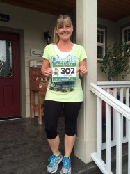 Karen: "My first virtual run!  I was surprised that I had the same adrenalin and excitement as I have at an organized race. VERY FUN!  Thank you."