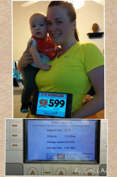 Caitlin: "First post baby 5k. I heart running!"