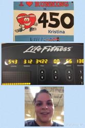 Kristina: "4.5 months post partum & I've been able to shave almost 2 mins off my feb race time."