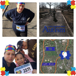 Delia: I run honored of my son and everyone fighting autism