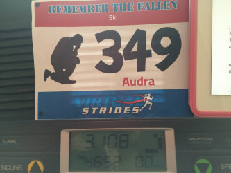 Audra: "Running slow - but still running."