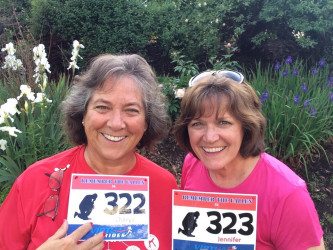 Cheryll: "My sister and I did our 5Ks.  Happy Memorial Day everyone, and thank you to all of our veterans and service men and women!"