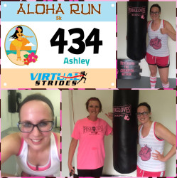 Ashley: "Our second virtual strides run in a week was another success."