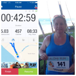 Gillian: "5k completed in Maui"