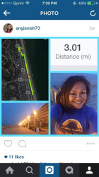 Ang: "Nice run in Virginia Beach at night."