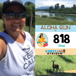Shannon: "Did my Aloha Run with this amazing view today.. I am blessed.."