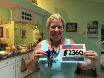 Penny: "My medal arrived today so I went out and walked my 5K with my daughter and her best friend!  What a worthy cause!  Love Virtual Strides and now to complete my Aloha Run (well...walk for me) :-)"