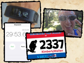 Kimberly: "Nothin like a 5k for the Fallen first thing on a Friday!!#virtualstrides"