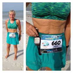 Sandy: "Barefoot 5K on the beach"