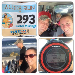 Rachel: "10K for my 7th Anniversary! I ran today for my Aunt Wilma and my Aunt Vivian, survivors!!!!"
