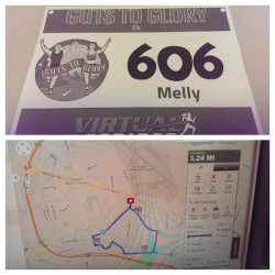 Melly: "First of many virtual races to come. This is for my sister Ashley who fights the fight every day."